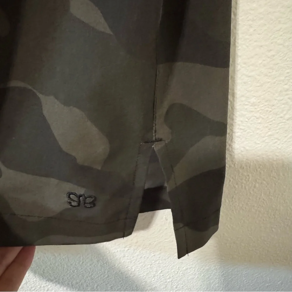 Albion The Away Skirt Green Camo Stretch Nylon Active Wear Athleisure Pockets-S